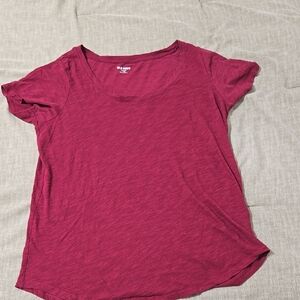 Large Women's Old Navy Women's Red Short Sleeve Shirt